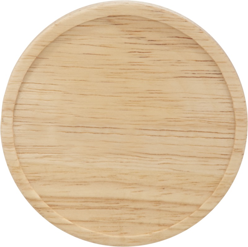 Hearth 400 ml Keramiktasse mit Holz Untersetzer