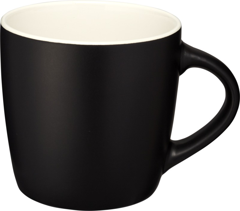 Riviera 340 ml Keramikbecher – schwarz