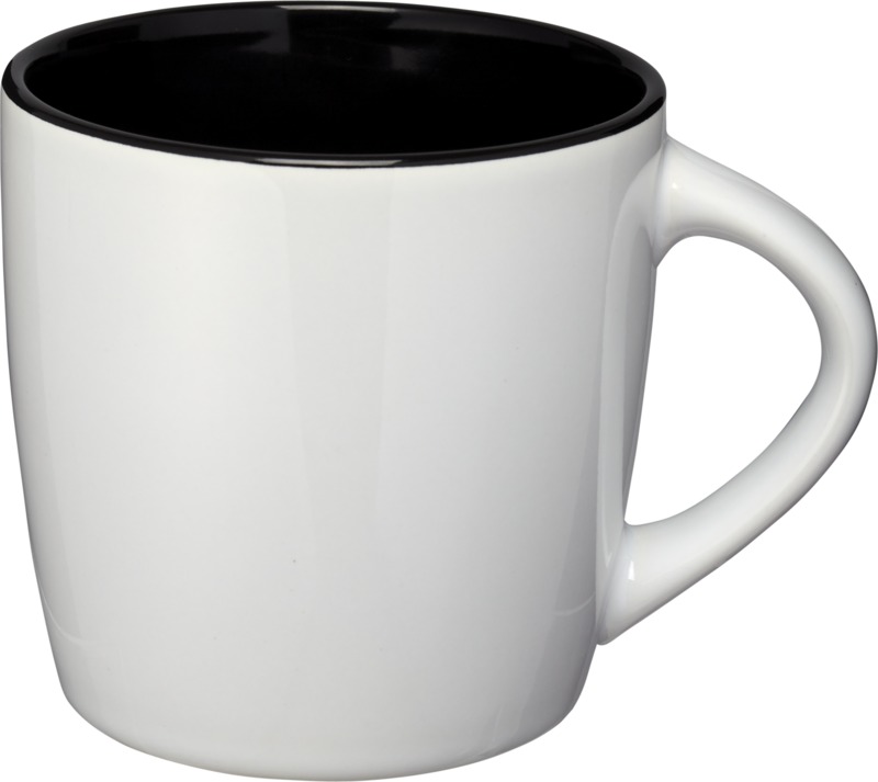 Aztec 340 ml Keramiktasse – schwarz