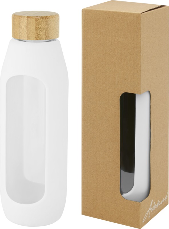 Tidan 600 ml Flasche aus Borosilikatglas mit Silikongriff