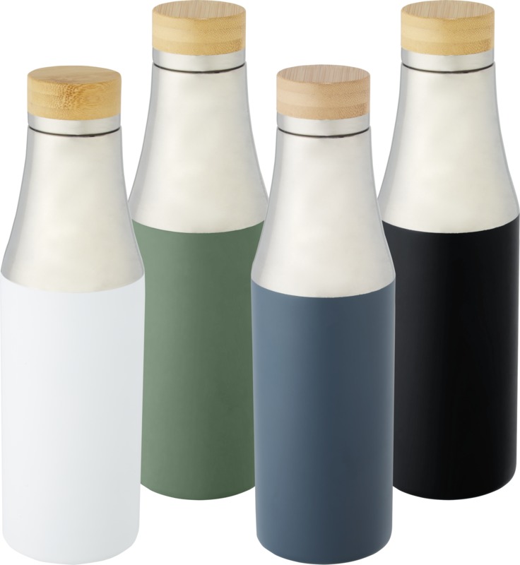 Hulan 540 ml Kupfer-Vakuum Isolierflasche mit Bambusdeckel