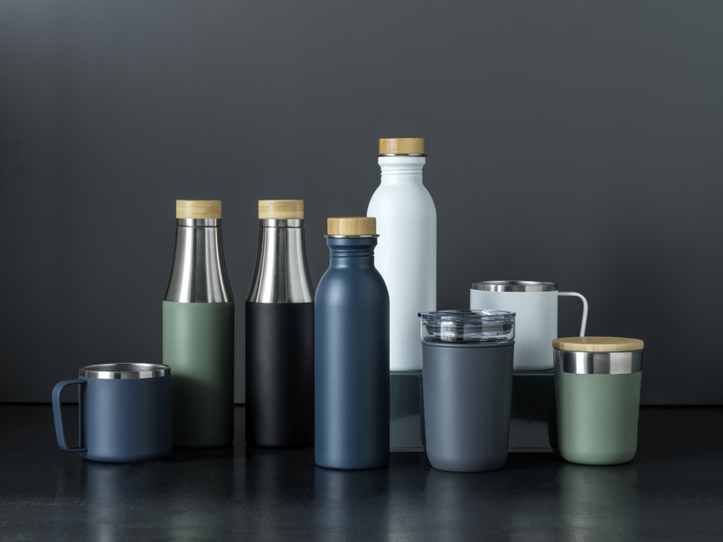 Hulan 540 ml Kupfer-Vakuum Isolierflasche mit Bambusdeckel