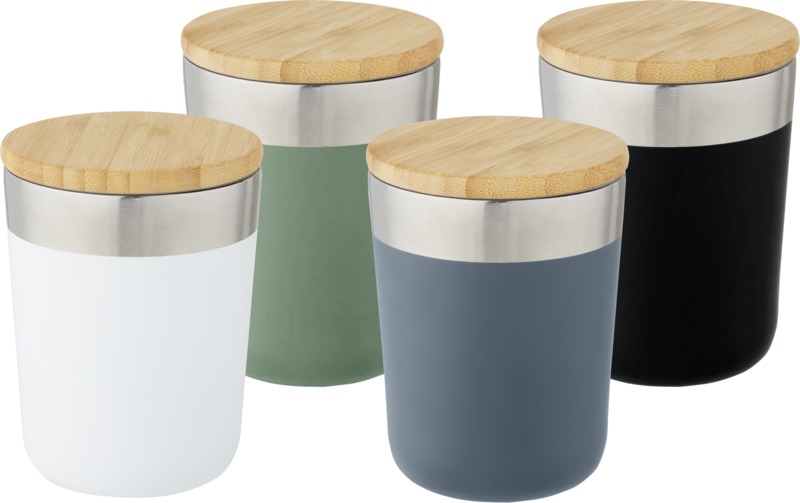 Lagan 330 ml Kupfer-Vakuum Isolierbecher mit Bambusdeckel