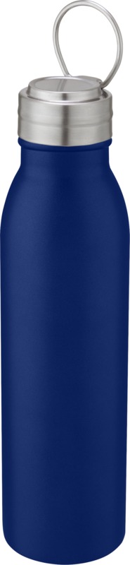 Harper 700 ml Sportflasche aus Edelstahl mit Metallschlaufe – mittelblau