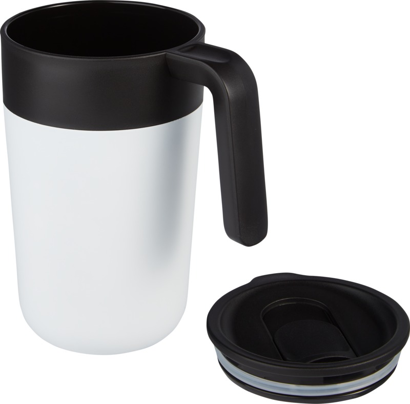 Nordia 400 ml doppelwandiger Becher aus Recyclingmaterial