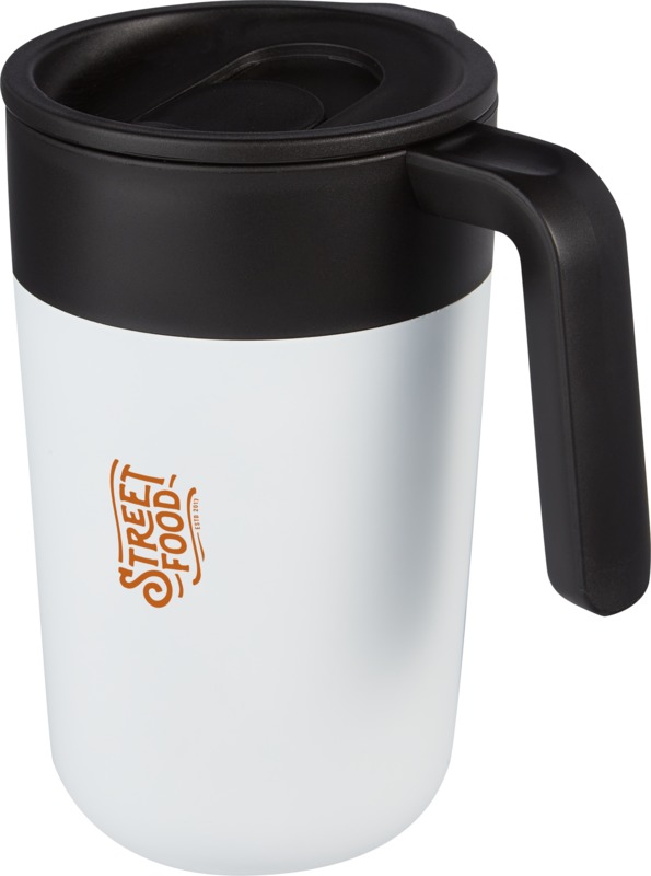 Nordia 400 ml doppelwandiger Becher aus Recyclingmaterial