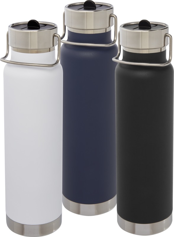 Thor 750 ml Kupfer-Vakuum Sportflasche mit Trinkhalm