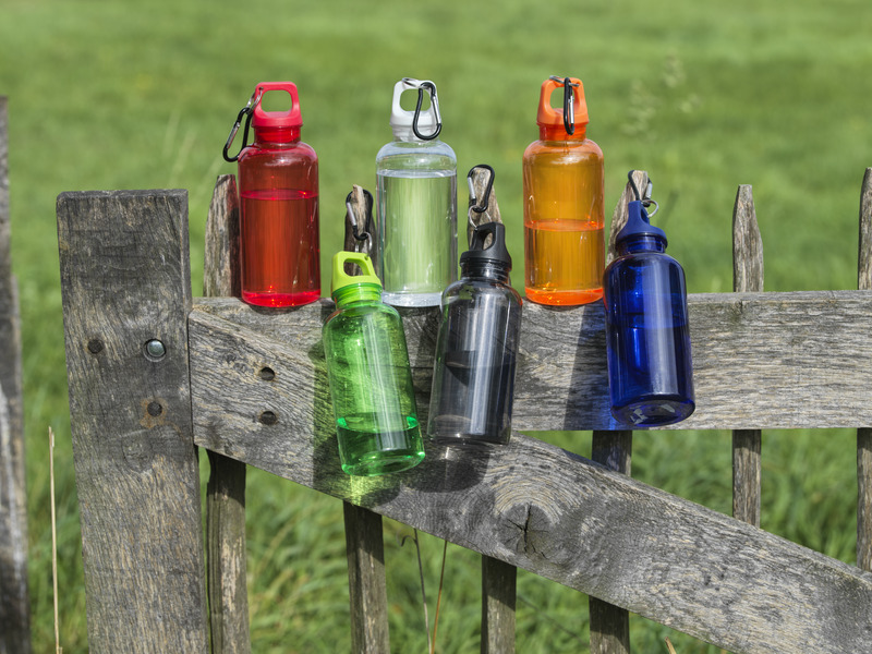 Oregon 400 ml RCS-zertifizierte Trinkflasche aus recyceltem Kunststoff mit Karabiner