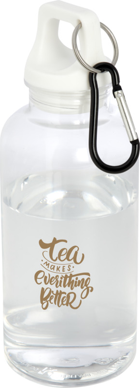 Oregon 400 ml RCS-zertifizierte Trinkflasche aus recyceltem Kunststoff mit Karabiner