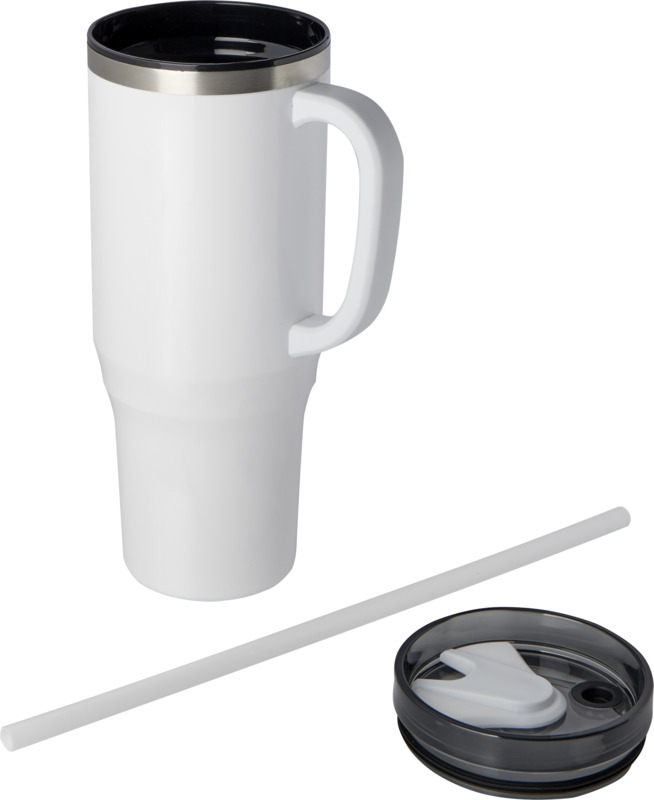 Melbourne 1200 ml RCS-zertifizierter Isolierbecher mit Strohhalm