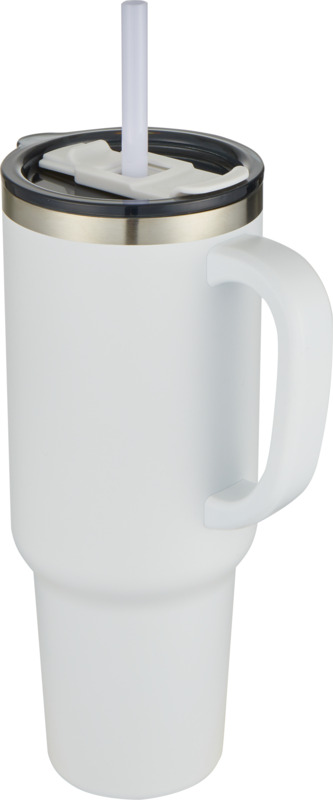 Sydney 1200 ml doppelwandiger RCS-zertifizierter Kupfer-Vakuum Isolierbecher mit Strohhalm
