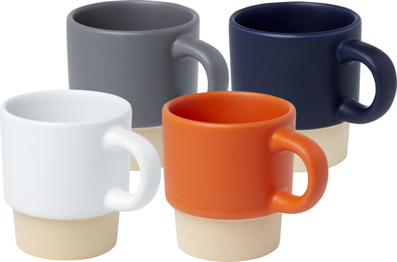 Olympia 130 ml stapelbarer Expresso Becher mit Tonboden