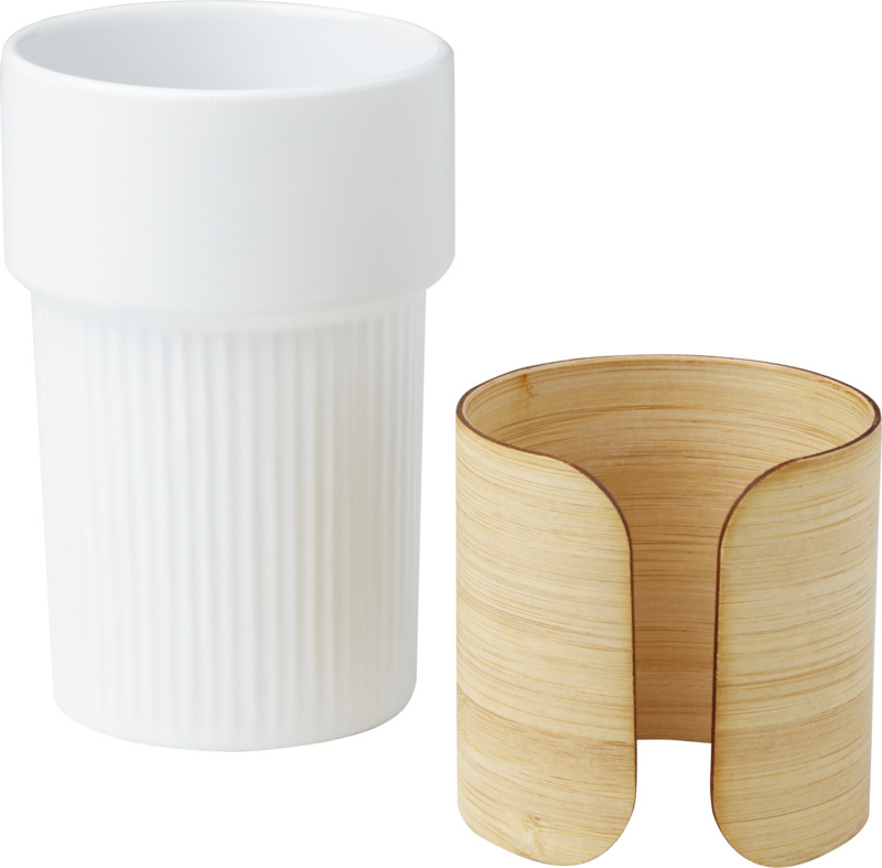 Fika 340 ml Becher mit Bambushülle