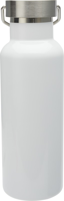 Thor 500 ml RCS-zertifizierte Trinkflasche aus Edelstahl – weiss