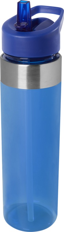 Dylan 650 ml Tritan Flasche mit Ausgussdeckel – blau