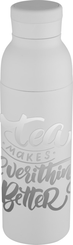 Illuminate 650 ml RCS doppelwandige Isolierflasche aus recyceltem Edelstahl
