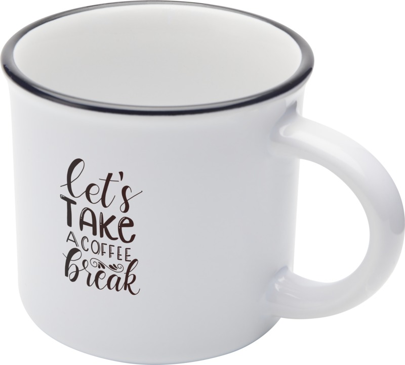 Bari Keramiktasse 240 ml mit glänzender Oberfläche