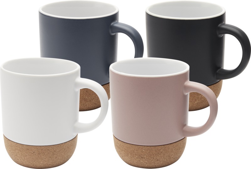 Billie 300 ml Keramiktasse mit Korkdetails