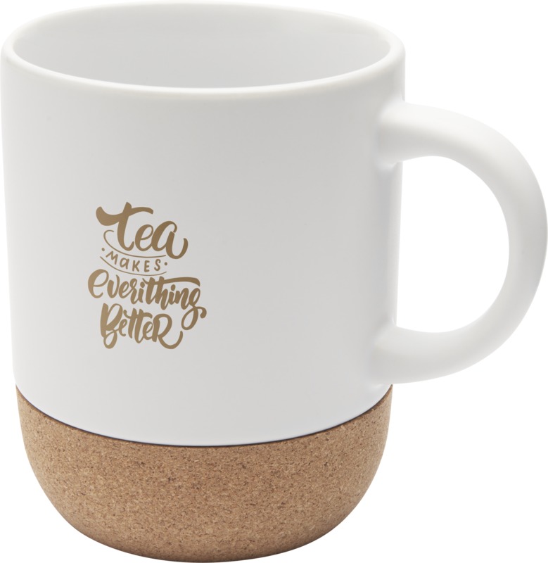 Billie 300 ml Keramiktasse mit Korkdetails