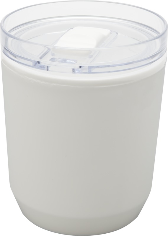 Hudson 180 ml doppelwandiger Becher aus recyceltem Kunststoff