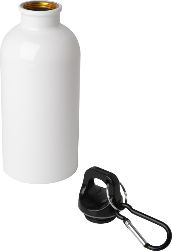 Oregon 400 ml RCS-zertifizierte, einwandige Trinkflasche aus Edelstahl mit Karabinerhaken