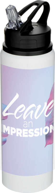 Fitz 800 ml RCS-zertifizierte, einwandige Trinkflasche aus recyceltem Edelstahl