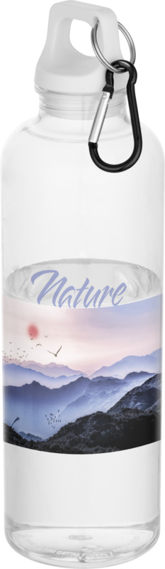 Oregon 750 ml RCS-zertifizierte Trinkflasche aus recyceltem Kunststoff mit Karabinerhaken