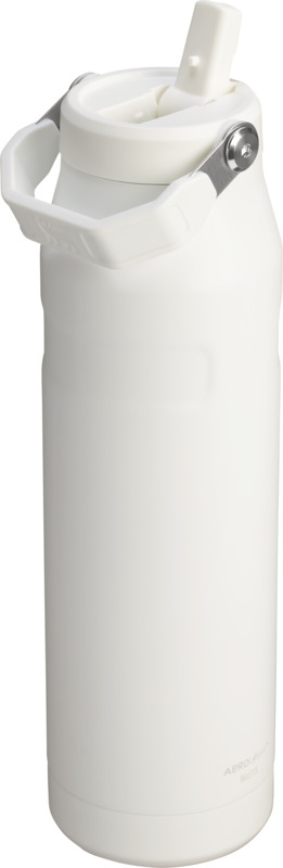 Stanley IceFlow™ 2.0 1060 ml Flasche mit Flip-Trinkhalm – weiß gefrosted