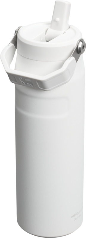 Stanley IceFlow™ 2.0 700 ml Flasche mit Flip-Trinkhalm – weiß gefrosted