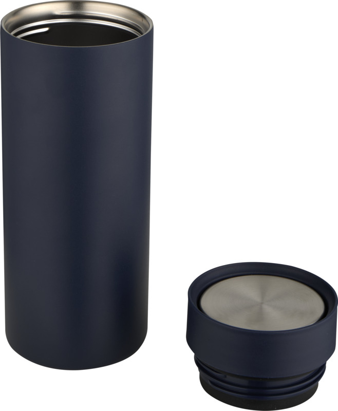 Illuminate 650 ml RCS-zertifizierte doppelwandige Trinkflasche aus recyceltem Edelstahl mit 3-teiligem Deckelset