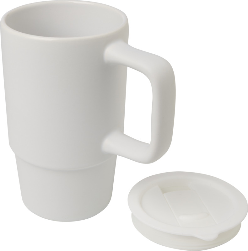 Carter 450 ml Keramiktasse mit Kunststoffdeckel