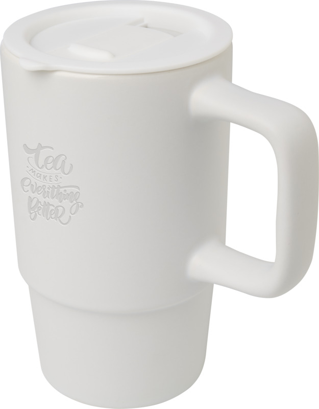Carter 450 ml Keramiktasse mit Kunststoffdeckel
