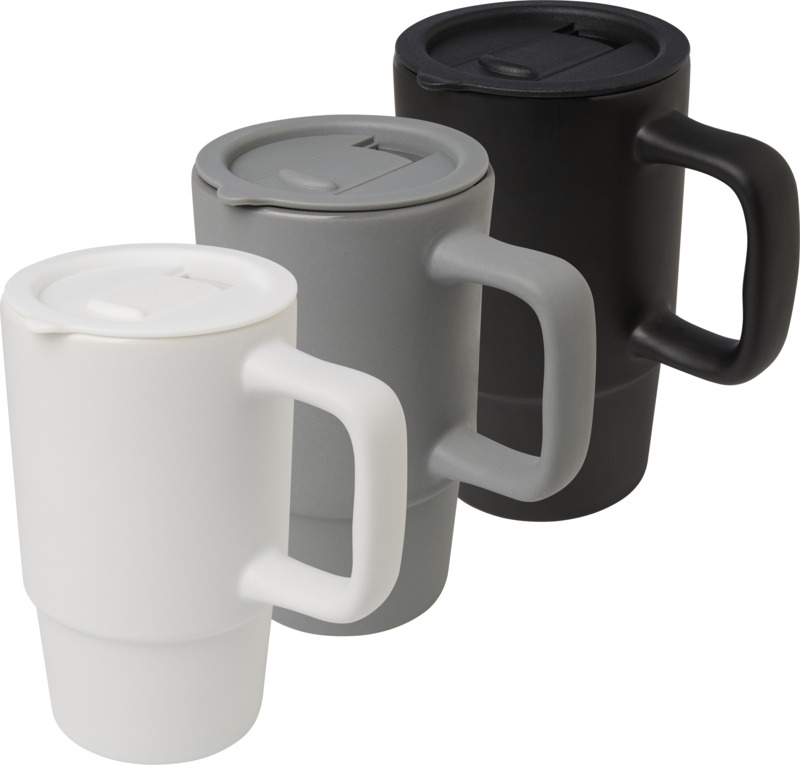 Carter 450 ml Keramiktasse mit Kunststoffdeckel