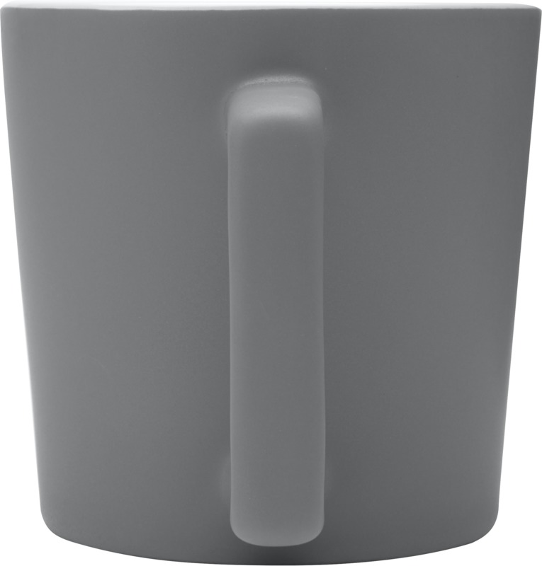 Cali 370 ml Keramiktasse mit matter Oberfläche – grau matt