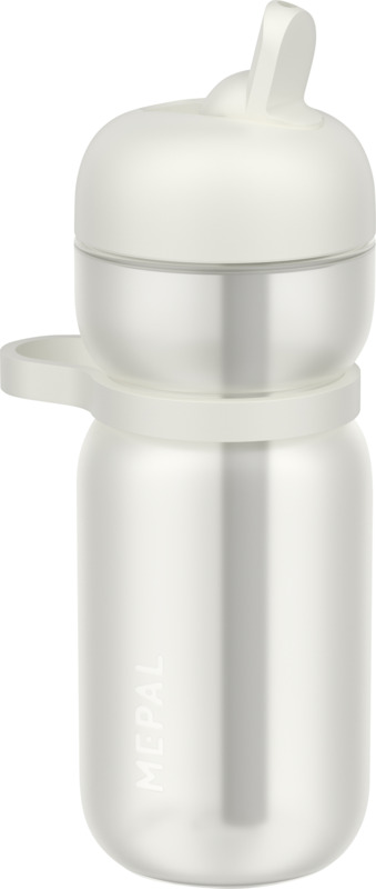 Mepal 600 ml Flip Sportflasche – weiss