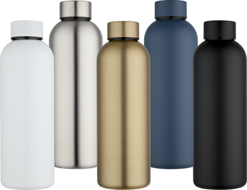 Spring 750 ml RCS-zertifizierte einwandige Trinkflasche aus recyceltem Edelstahl