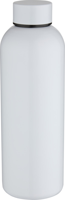 Spring 750 ml RCS-zertifizierte einwandige Sublimation Trinkflasche aus recyceltem Edelstahl – weiss