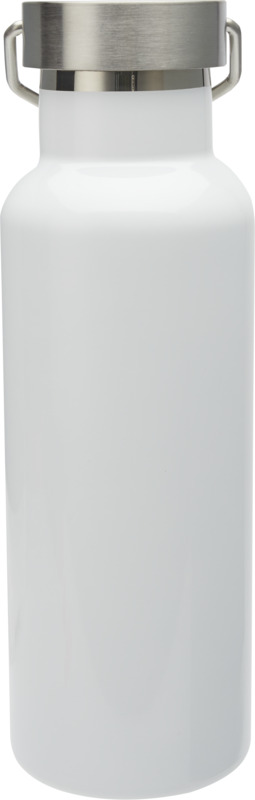 Thor 500 ml RCS-zertifizierte Sublimation Trinkflasche aus recyceltem Edelstahln – weiss