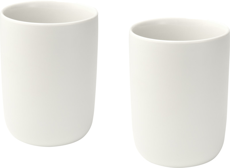 Male 350 ml Keramiktassen – 2er-Set, matt