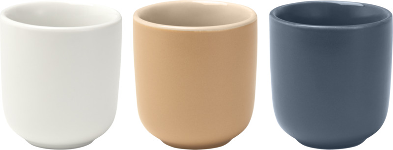 Male 90 ml Keramik Espressotassen – 2er Set, matt