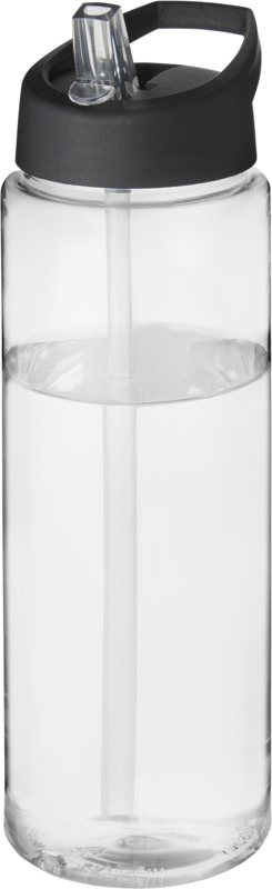 H2O Active® Vibe 850 ml Sportflasche mit Ausgussdeckel – schwarz
