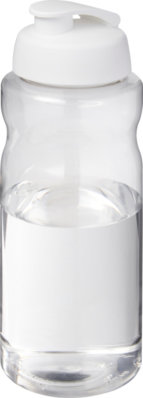 H2O Active® Big Base 1L Sportflasche mit Klappdeckel – weiss