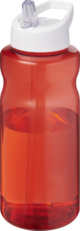 H2O Active® Eco Big Base 1L Sportflasche mit Ausgussdeckel – rot