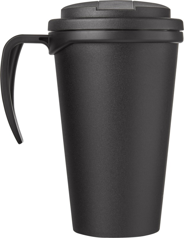 Americano® Grande 350 ml Isolierbecher mit auslaufsicherem Schraubverschluss – schwarz