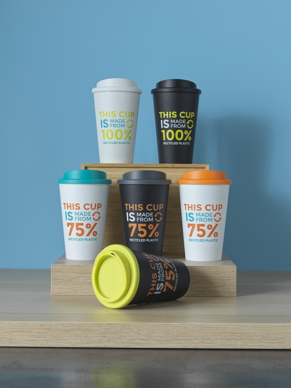 Americano® Eco 350 ml recycelter Becher