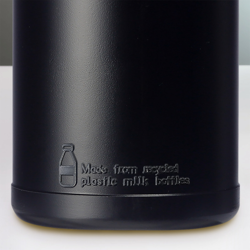 Baseline Recycelte Sportflasche, 500 ml – schwarz