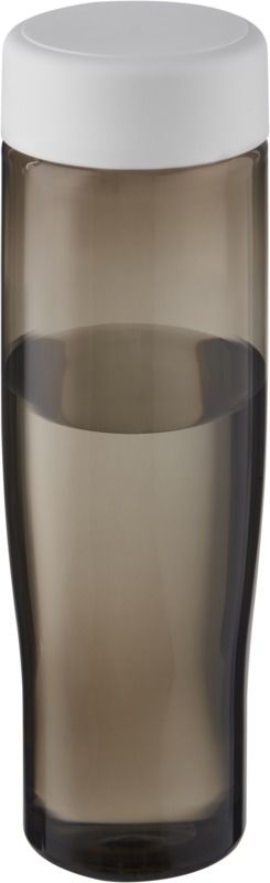 H2O Active® Eco Tempo 700 ml Wasserflasche mit Drehdeckel – kohle