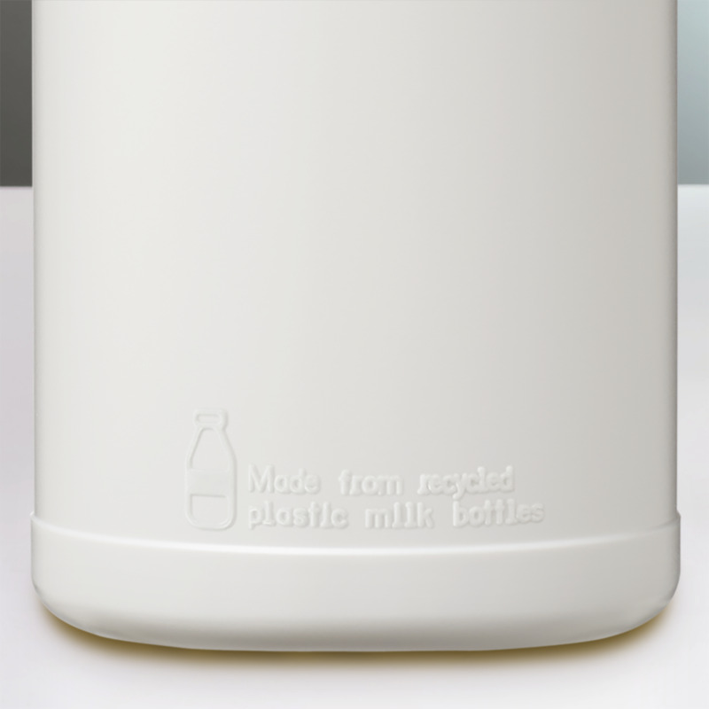 Baseline 500 ml recycelte Sportflasche mit Klappdeckel – blau