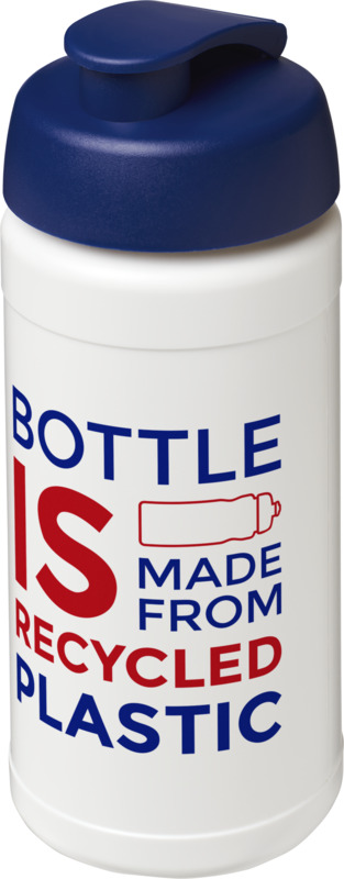 Baseline 500 ml recycelte Sportflasche mit Klappdeckel