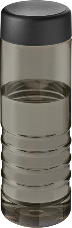H2O Active® Eco Treble 750 ml Sportflasche mit Drehdeckel – schwarz